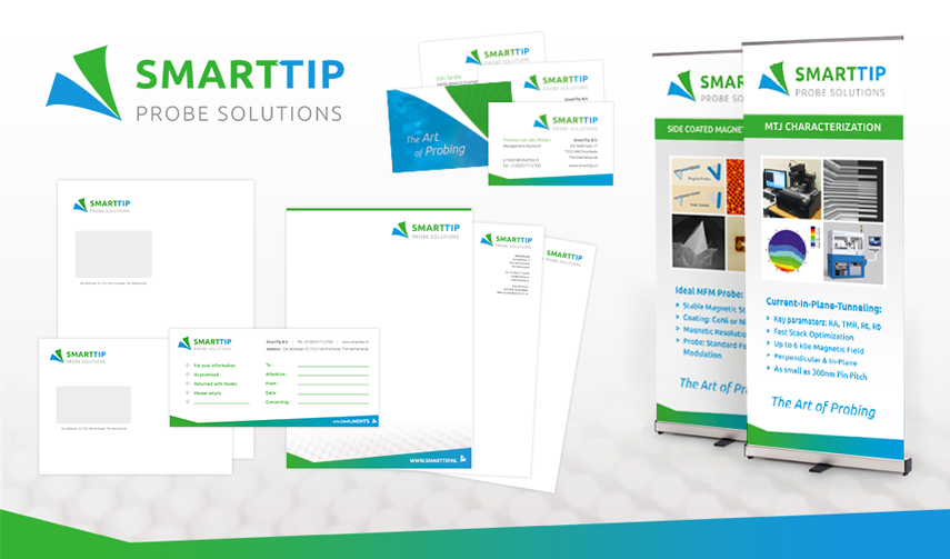SmartTip Enschede - Redesign logo, visitekaartjes, enveloppen, briefpapier en with-compliment-cards