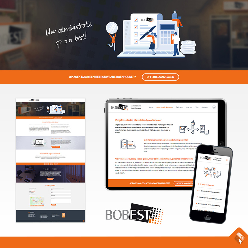 Webdesign voor belastingadviseur in Gelderland